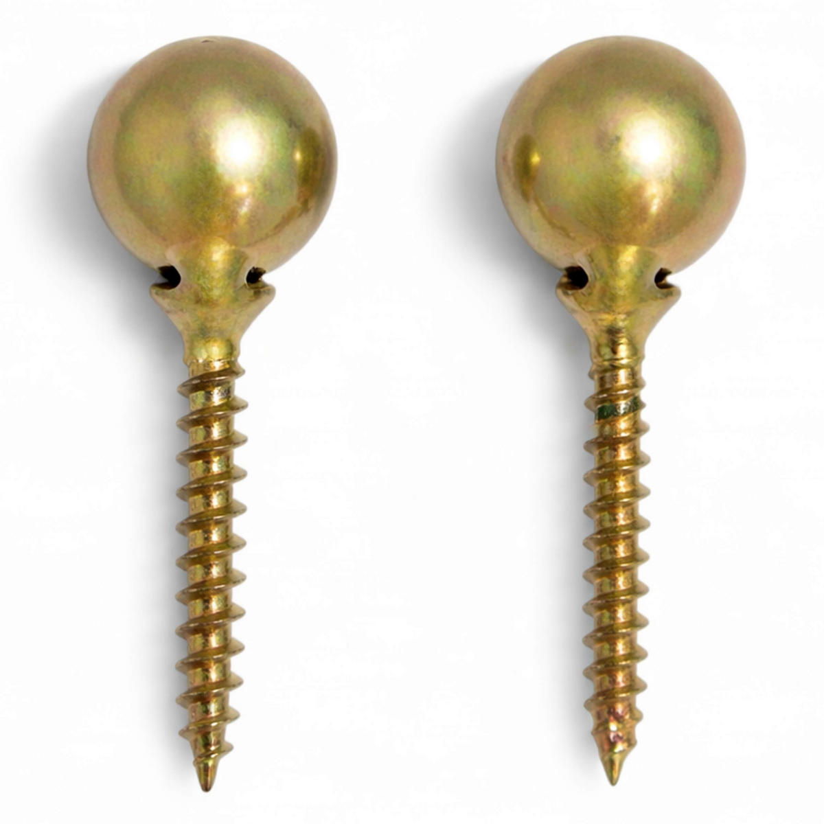 WANDHAKEN Metall Messing 32 cm - Messingfarben, Metall (9/32/8cm)