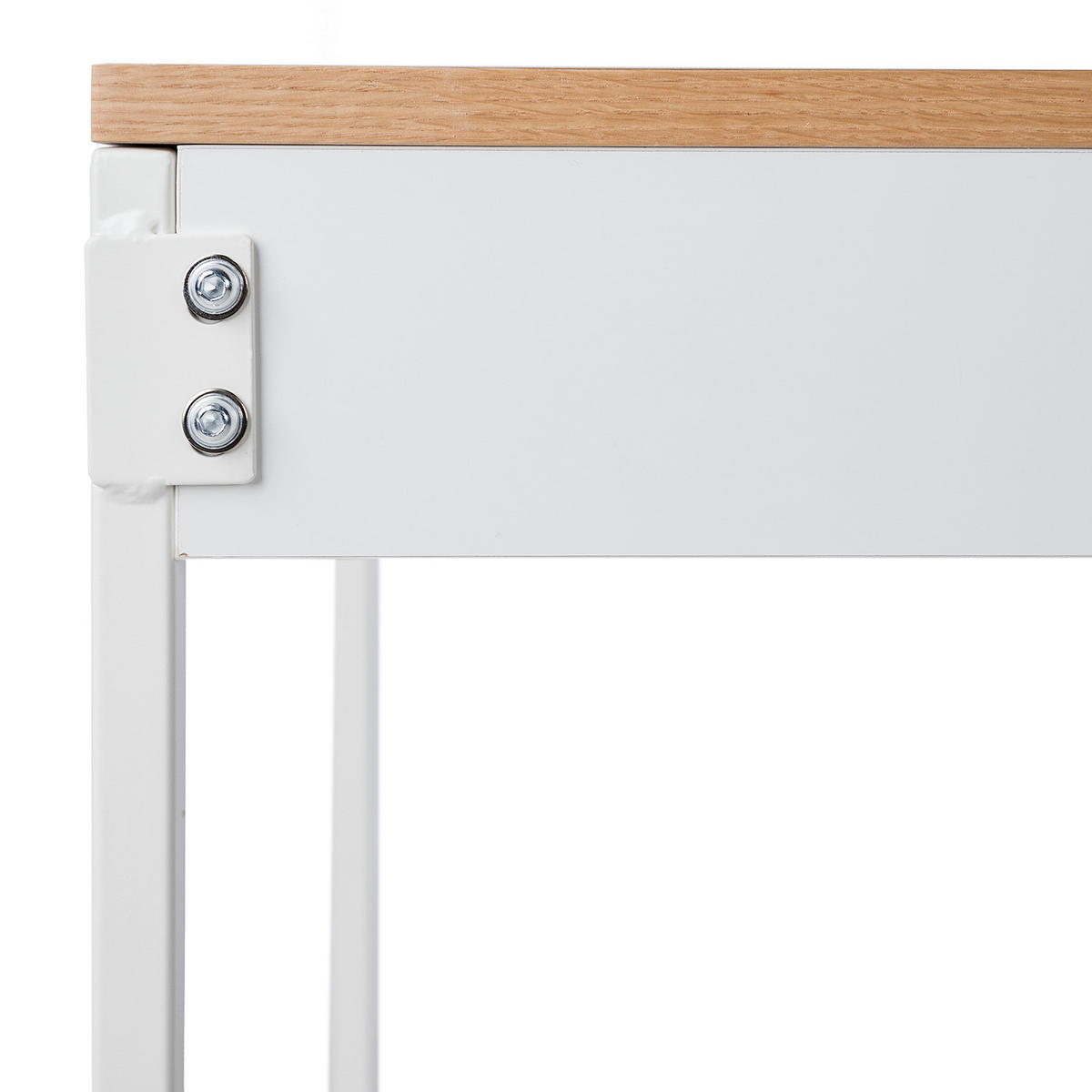 SCHREIBTISCH - Eichefarben, Holzwerkstoff/Metall (60/120/75cm) - home24