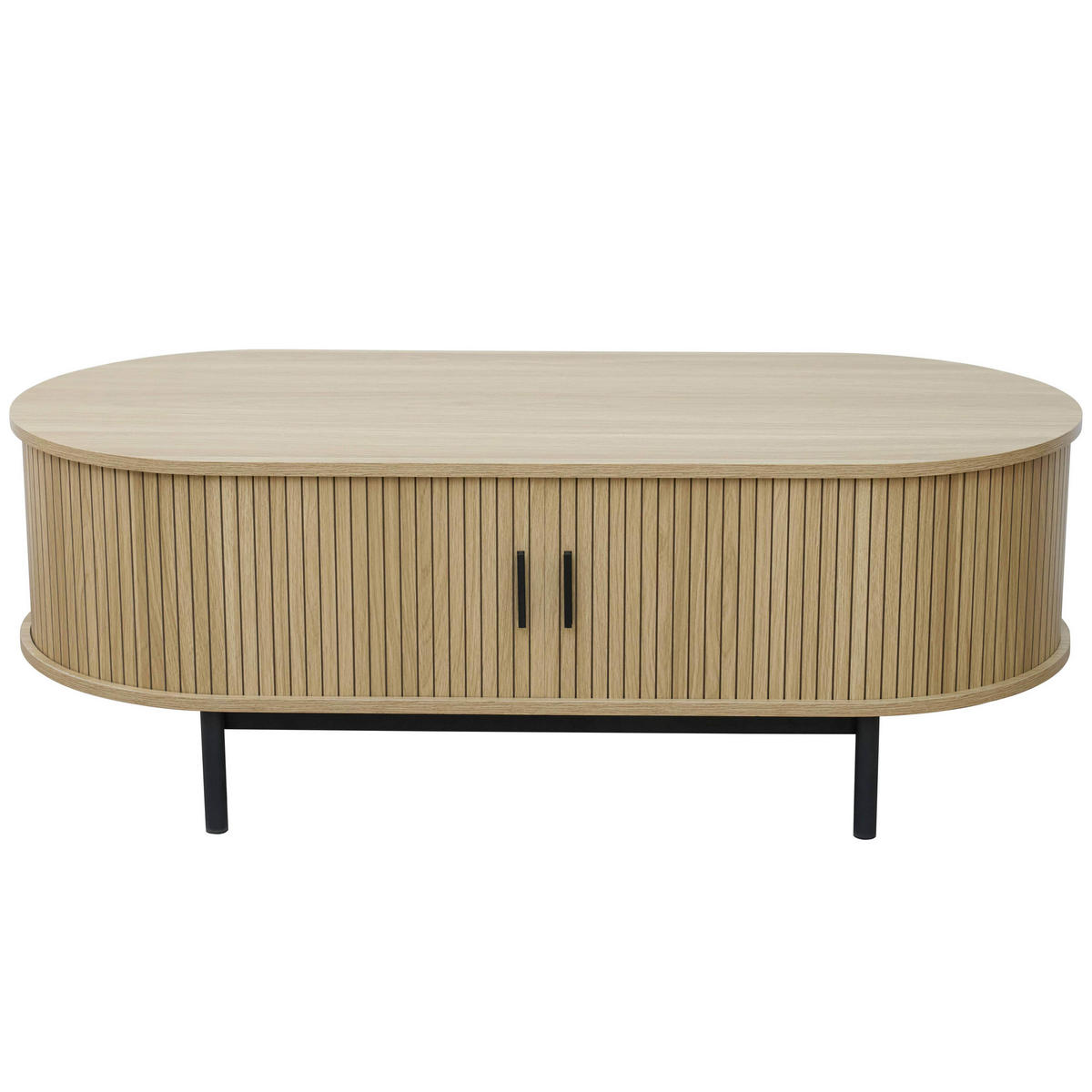 COUCHTISCH, Beigefarbe - Beige, Holz/Holzwerkstoff (55/120/42.5cm) - Oviala