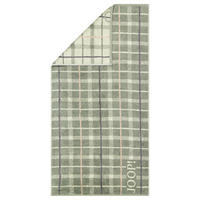 HANDTUCH CONTOUR CHECKED 1715 OLIV - 47 - Grün, Textil (50/100cm) - Joop!