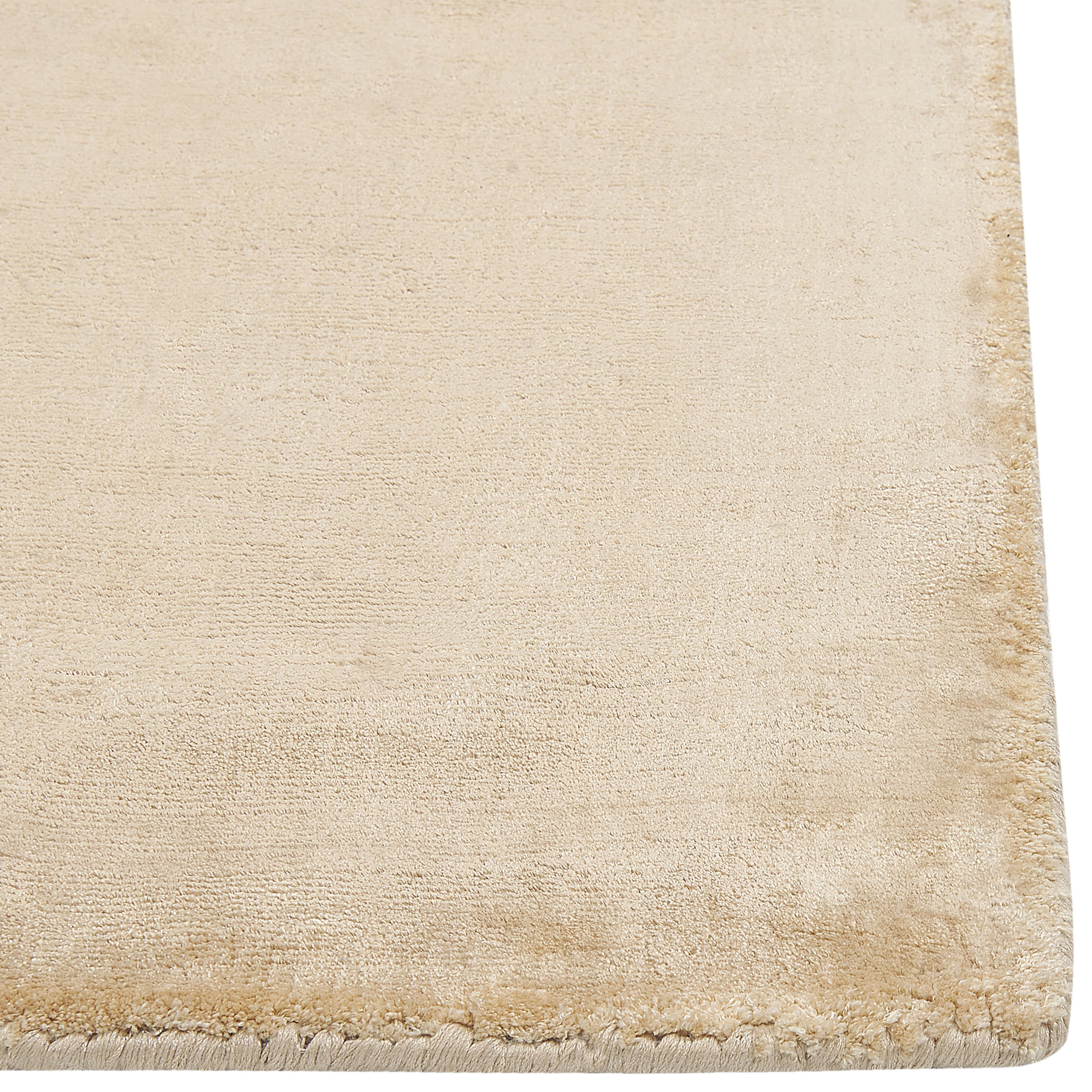 Beliani Kurzflor-Teppich Beige 160x230 cm