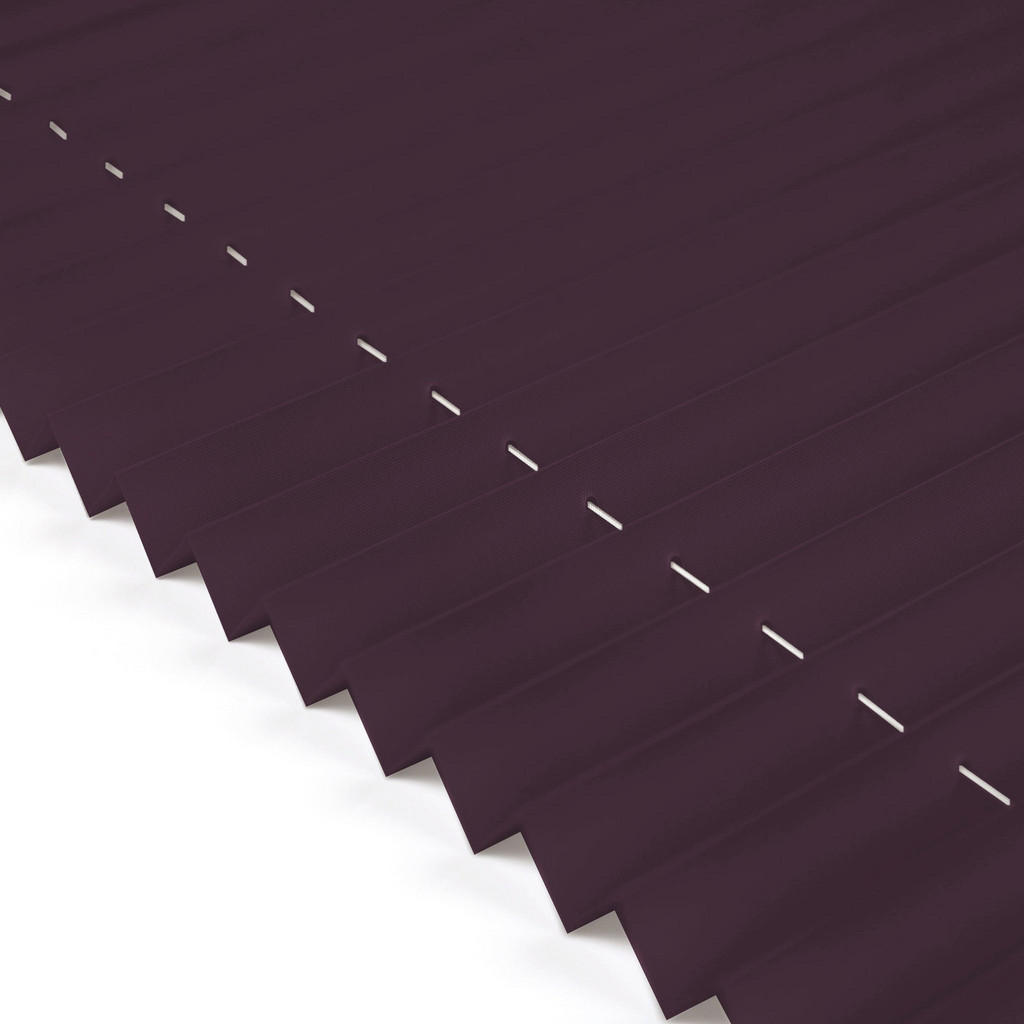 Thumbnail - Deco-Raum Plissee, Violett, Textil, 80x150 cm, Wohntextilien, Rollos & Jalousien, Plissees