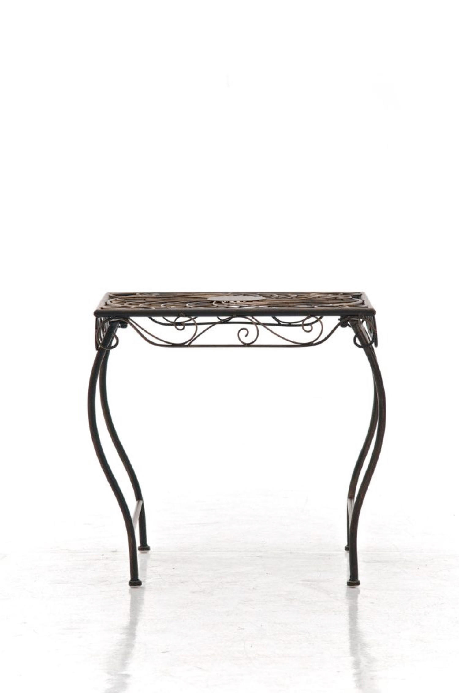 GARTENTISCH Carina bronze - Dunkelbraun, Metall (46/49/45cm) - TPFGarden