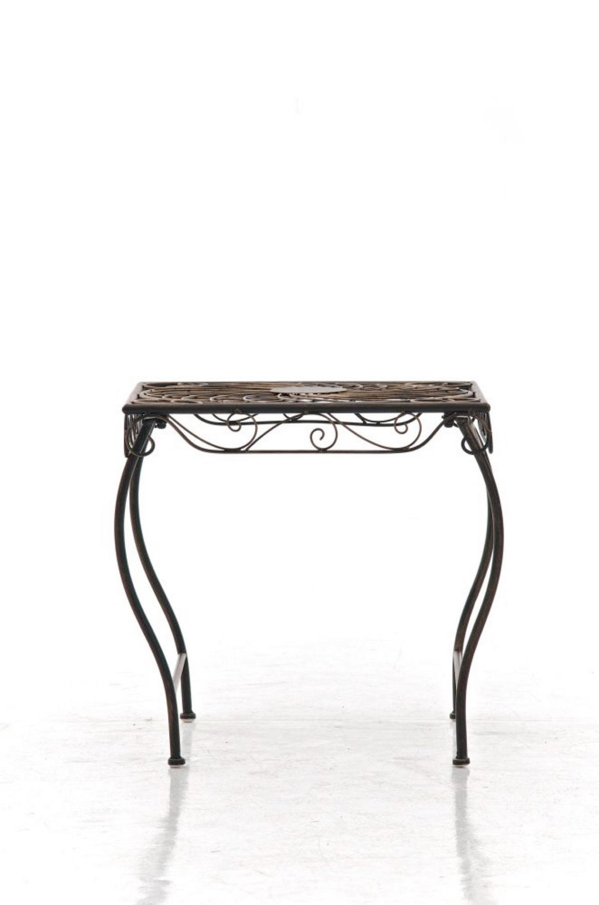 GARTENTISCH Carina bronze - Dunkelbraun, Metall (46/49/45cm) - TPFGarden