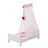 PUPPENSTANDBETT Fienchen - Weiß, Holzwerkstoff (30/60/52cm) - Roba