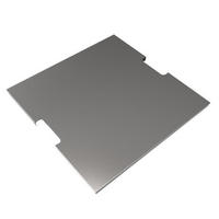 EDELSTAHL-ABDECKUNG für Feuerstelle Birmingham - Edelstahlfarben, Metall (55/9/55cm) - Elementi