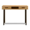SCHREIBTISCH FRISK 2 Schubladen, natürliche Eiche - Eichefarben, Holzwerkstoff (48/100/75cm) - KONSIMO®