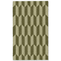 PREPROGE - Cikcak - 90x150 cm - olivno zelena, umetna masa/tekstil (90/0.4cm) - OnlyWow