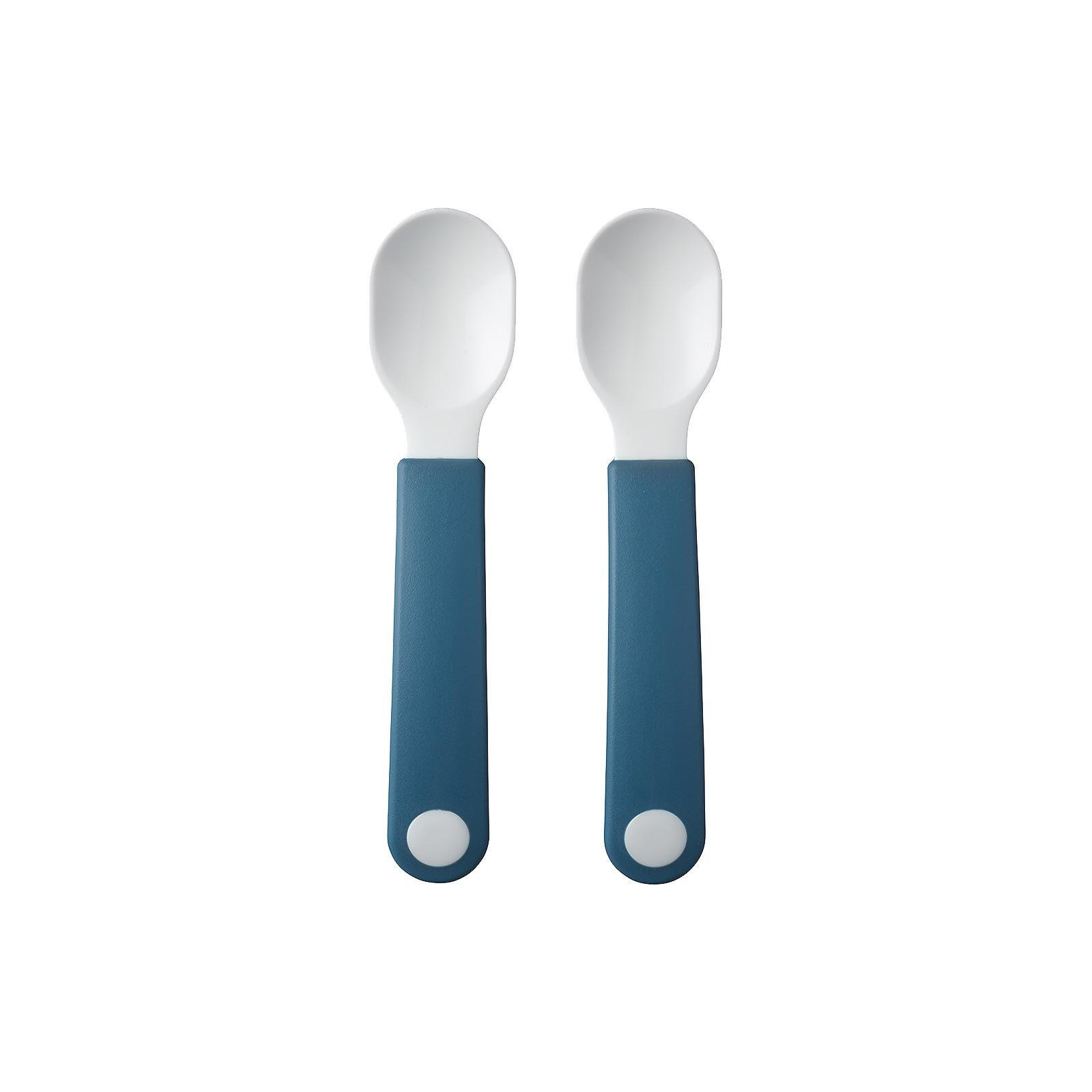 LERNLÖFFEL Mio Deep Blue 2er Set - Blau, Kunststoff - Mepal
