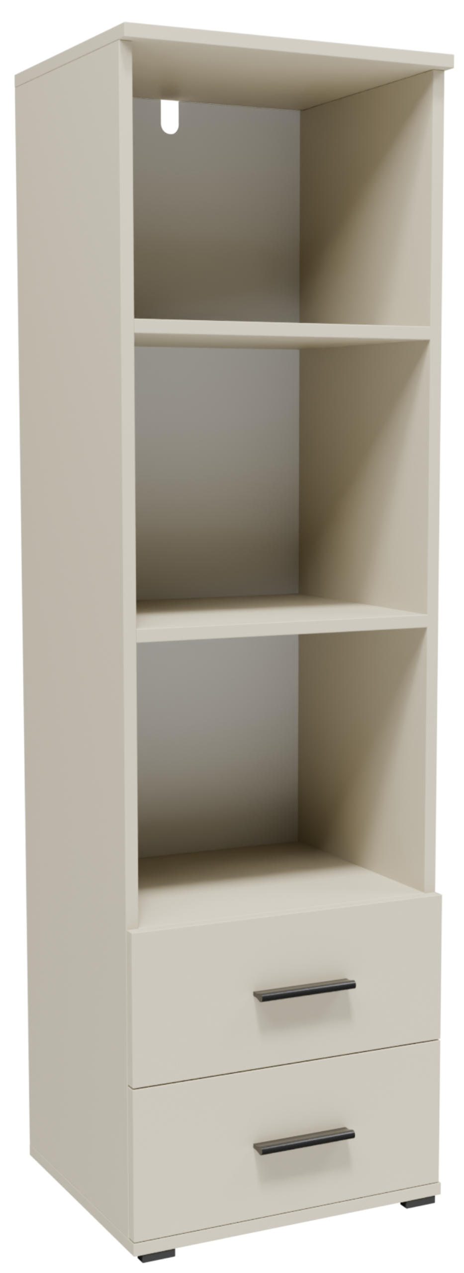 BÜCHERREGAL CR3-ST1 Kaschmir 40/34/130 cm - Kaschmir, Holzwerkstoff (40/130/34cm)