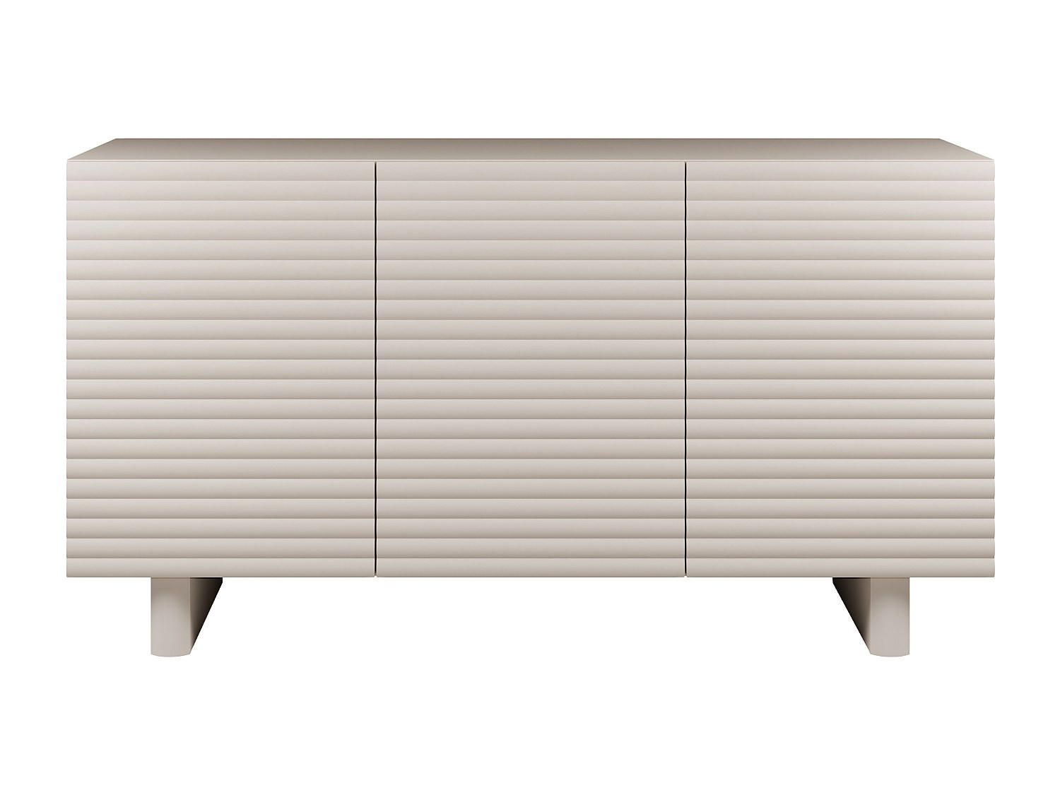 SIDEBOARD - 150 cm x 41.8 cm - Holz, Platte - Beige LUDIMA - Beige, Holz (150/81.3/41cm) - Vente-Unique