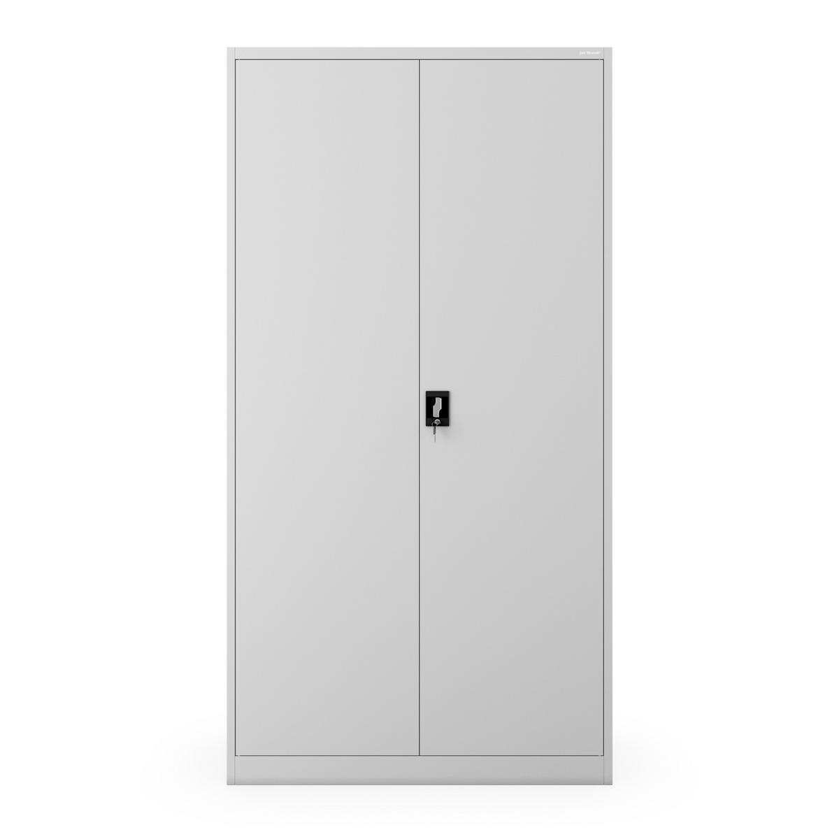 AKTENSCHRANK Jan II 220 - Grau, Metall (115/220/40cm) - Jan Nowak