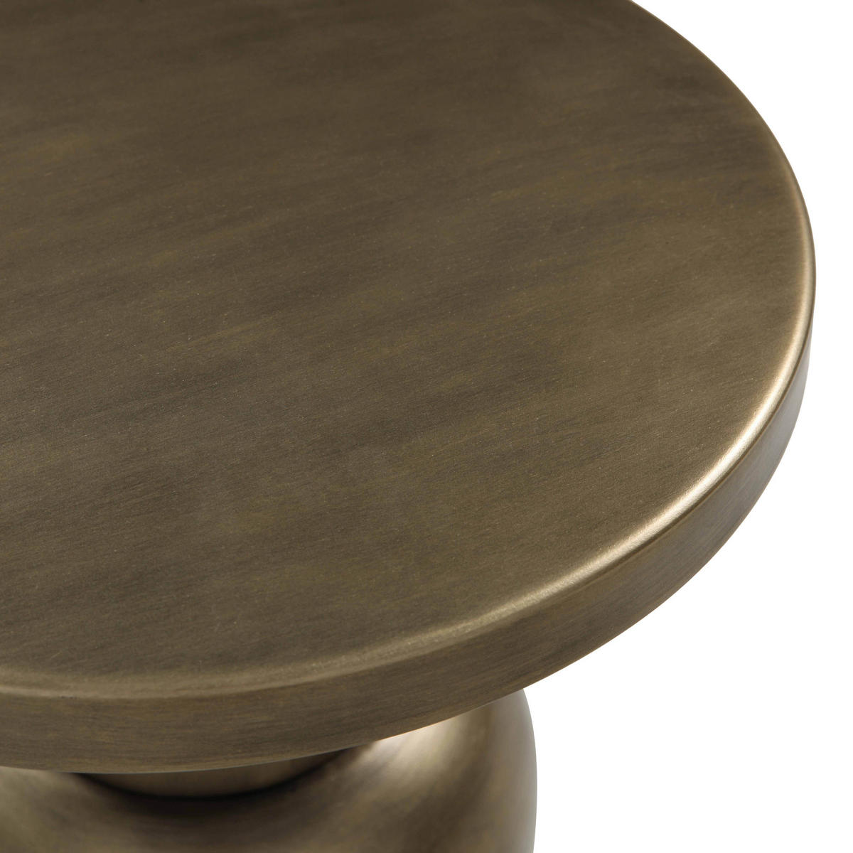 COUCHTISCH, Gold - Gelb, Metall (60/60/43.5cm) - Oviala