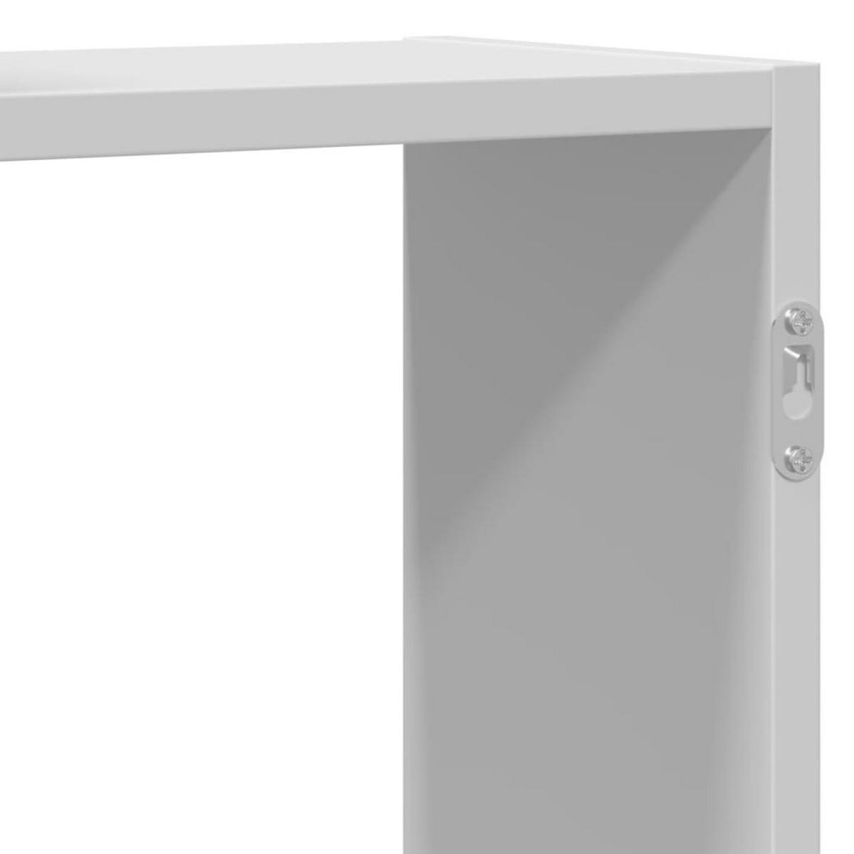 WANDREGAL Weiss 129/18/42 Cm Holzwerkstoff - Weiß, Holzwerkstoff (18/42/129cm) - vidaXL