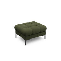 POUF Mamaia aus strukturiertem Stoff grün - Grün, Textil (60/41/60cm) - Micadoni