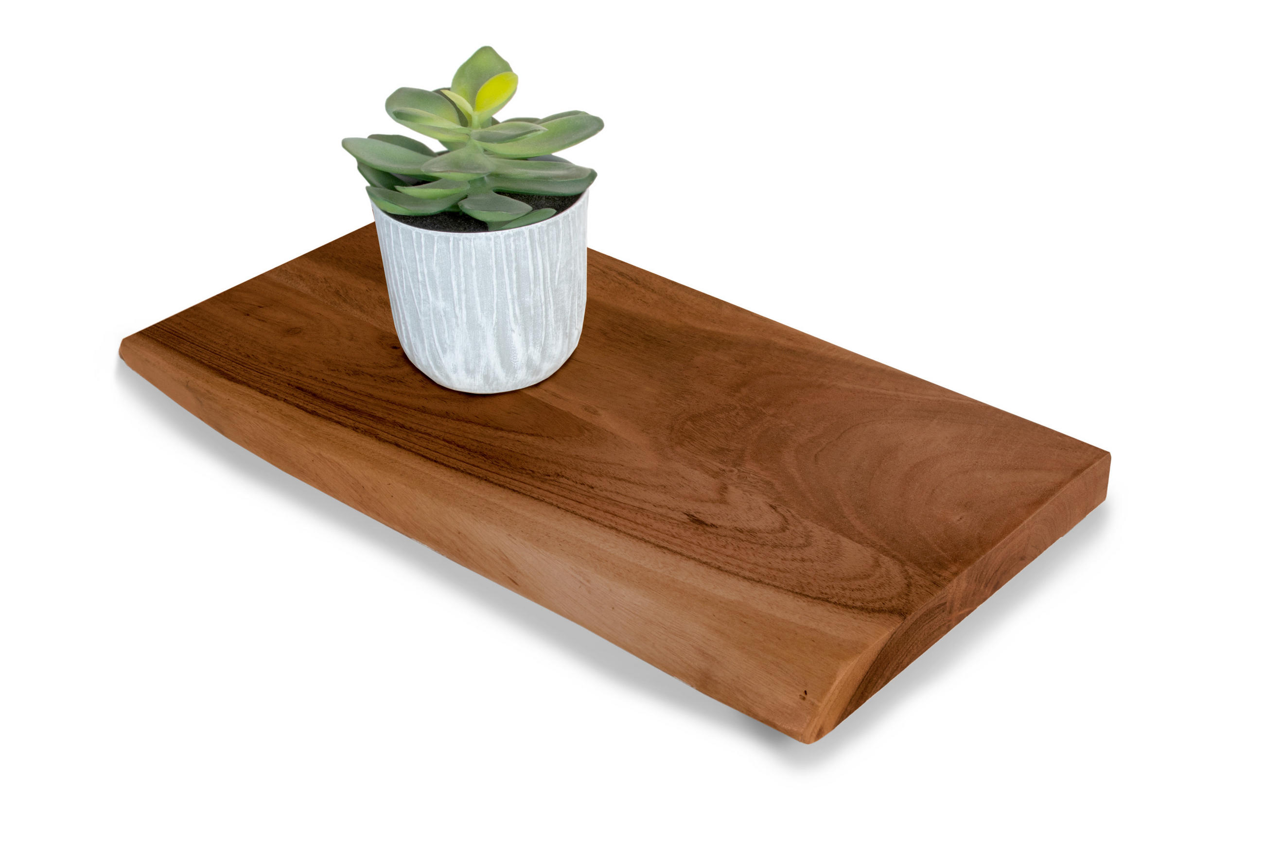 WANDREGAL AMANDA - Braun/Akaziefarben, Holz (30/3/20cm) - SAM