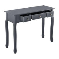 KONSOLENTISCH Hirschhorn - Grau, Holzwerkstoff (35/100/78cm) - [en.casa]