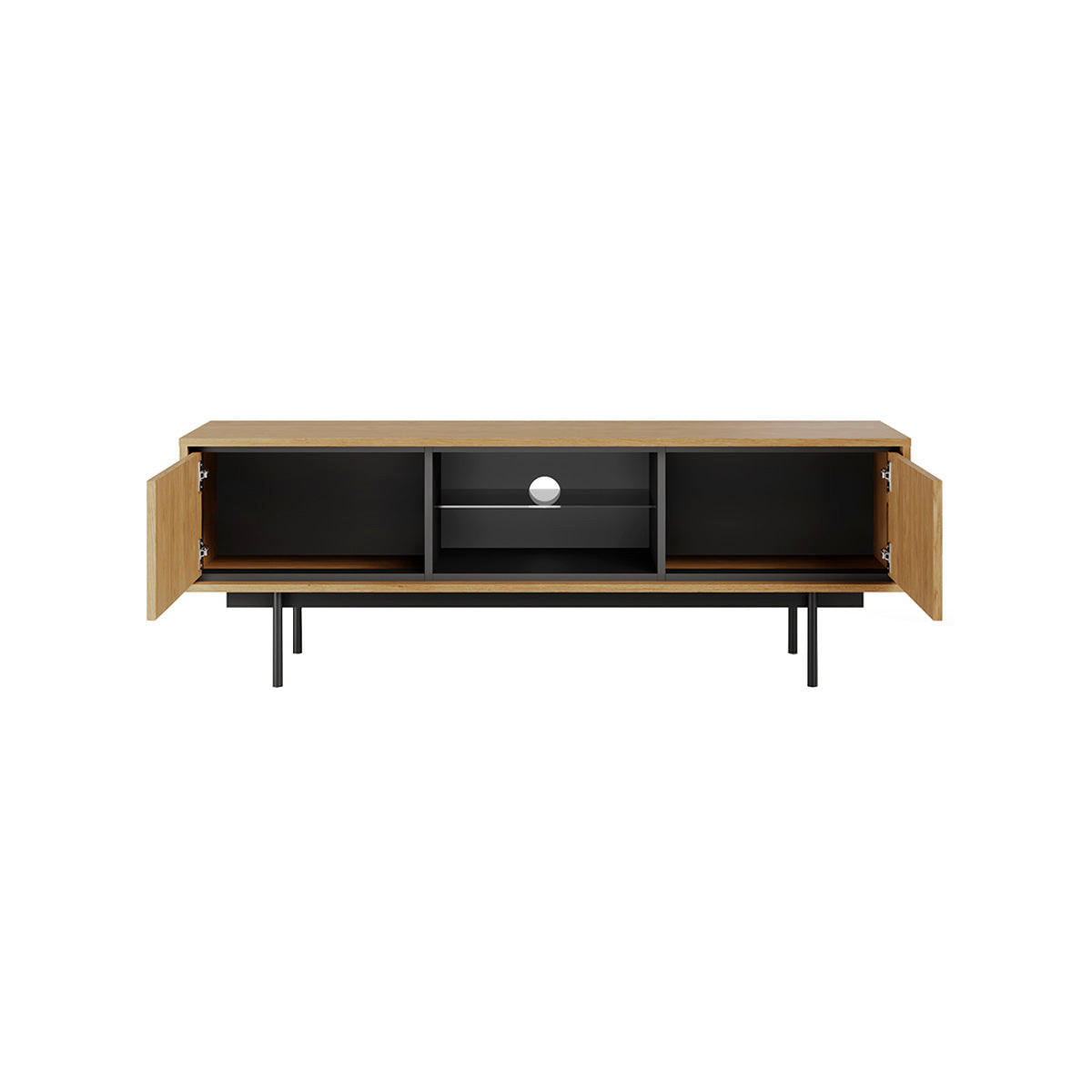 TV OMARICA Vidia Les - rjava, leseni material (149.6/51.4/38cm) - Petits-meubles