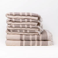 FROTTIERSET Morning Dunes 6-teilig, Baumwolle - Beige, Textil (70/140cm) - SOWL
