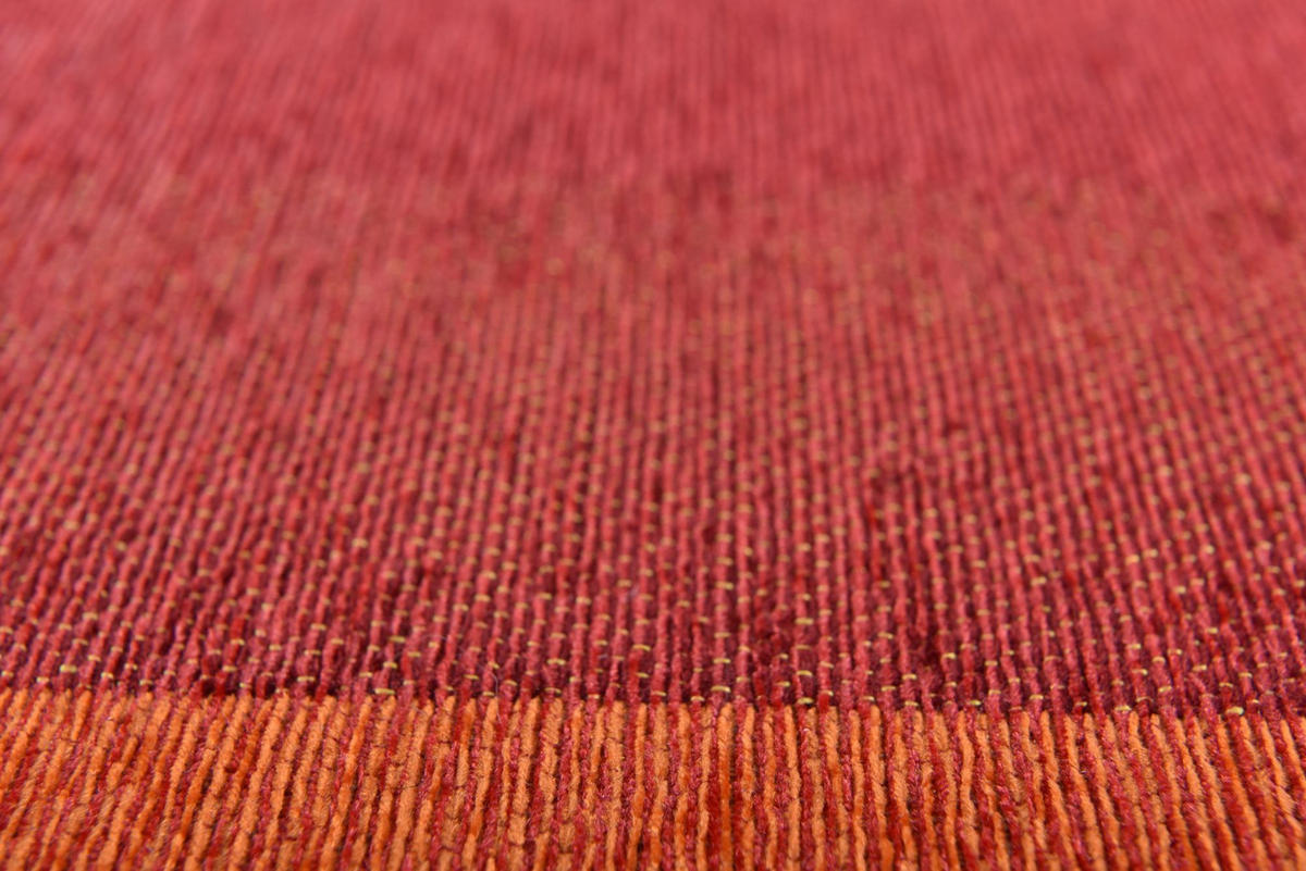 FLACHWEBETEPPICH Cosima 100x100 cm - Rot, Textil (100/100cm) - Gino Falcone