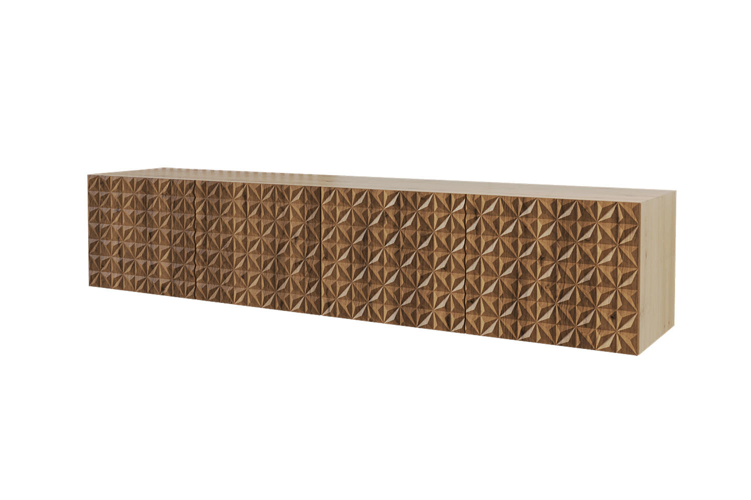 Altdecor Lowboard Eiche Wotan 200x40x40 cm