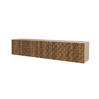 LOWBOARD VIRA-W 2x100x40x41 cm - Artisan / Katania - Eiche Wotan, Holzwerkstoff (200/40/41cm) - ALTDECOR