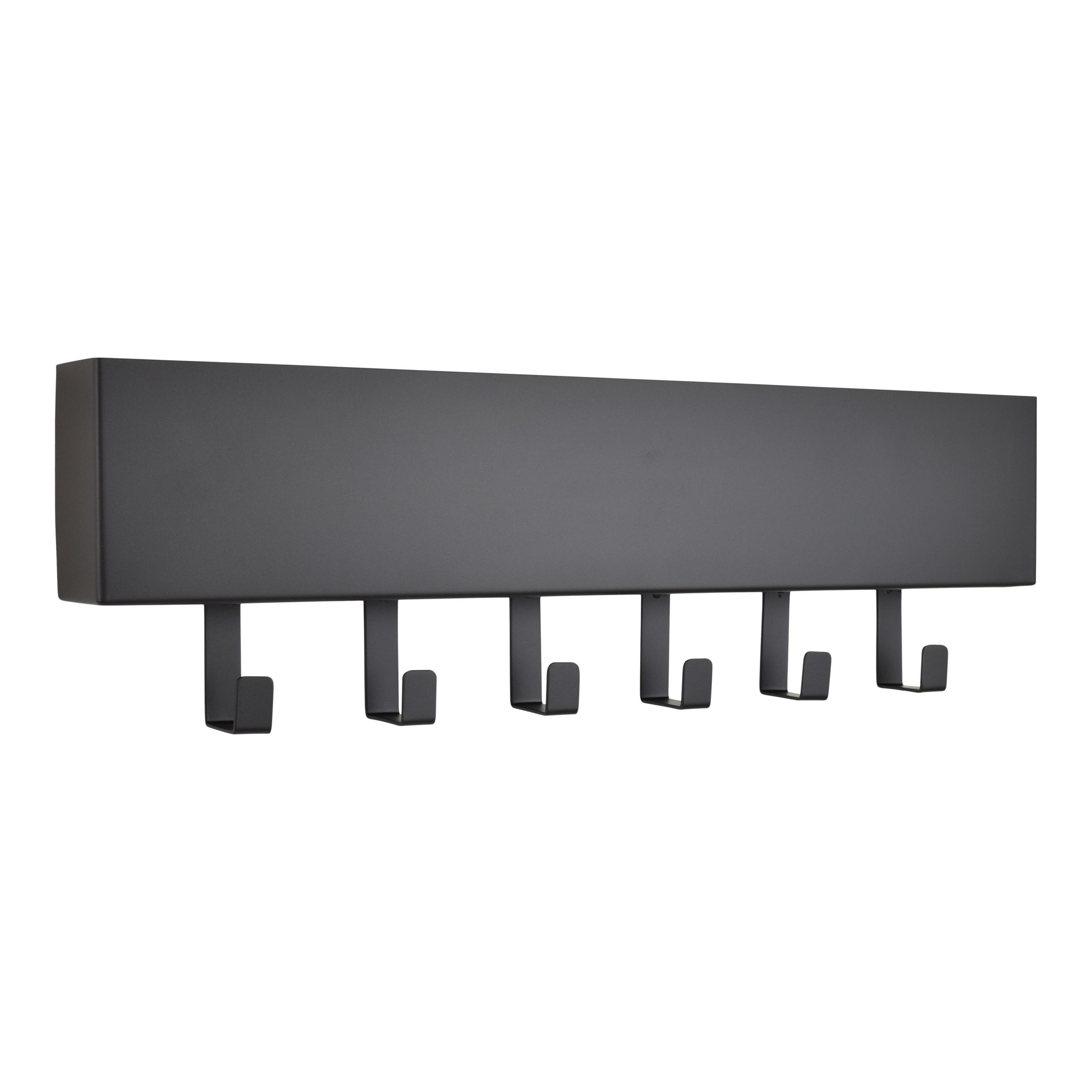 KLEIDERABLAGE Mula Schwarz - Schwarz, Metall (61/19/6cm) - LOFT42