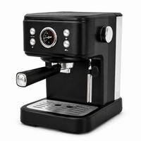 ESPRESSOMASCHINE 20 Bar mit Kapsel- und Pulverfunktion - Schwarz, Metall (27/21/29cm) - Rolipo