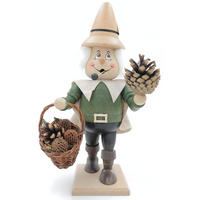 RAUCHFIGUR Wichtel Zapfenwichtel 23 cm - Multicolor, Holz (11/27/0.1cm)