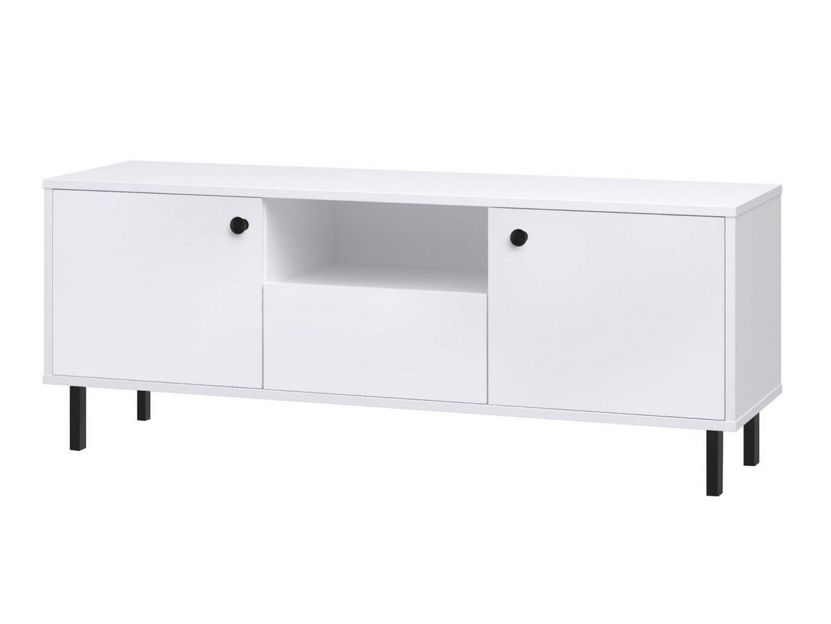 LOWBOARD Venus - Weiß, Holzwerkstoff (138/53/40cm) - RAUMHIRSCH FURNITURE
