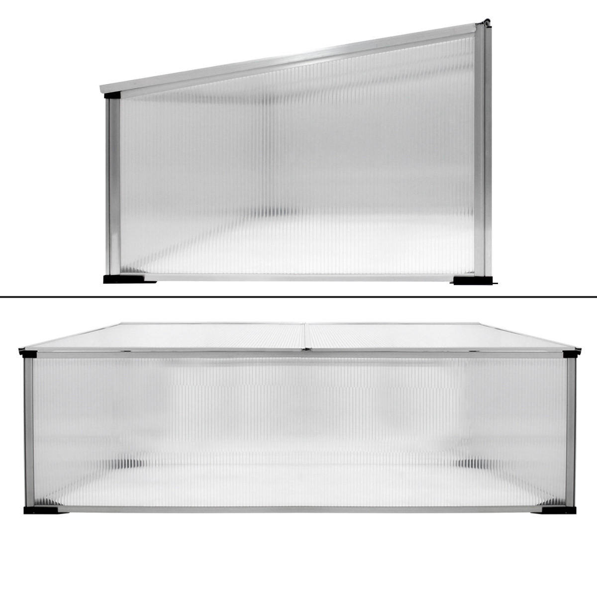 FRÜHBEET - Transparent, Metall (60/40/100cm) - ECD-Germany