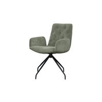 DREHSTUHL NEW CHARME Grün Cord - Grün, Textil (59/87/66cm) - KAWOLA