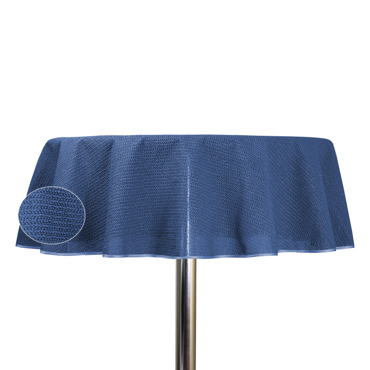 GARTENTISCHDECKE oval 160/220 cm Blau - Blau, Kunststoff (160/220cm) - TiborTex