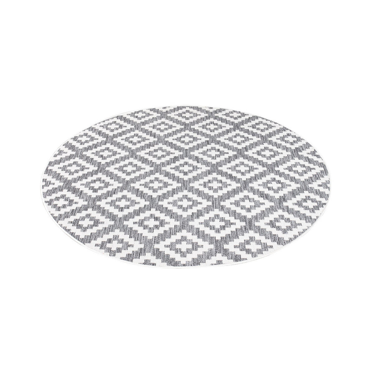 OUTDOOR-TEPPICH Sun 461 Grau 160 cm - Grau, Textil (160/160cm) - carpet city
