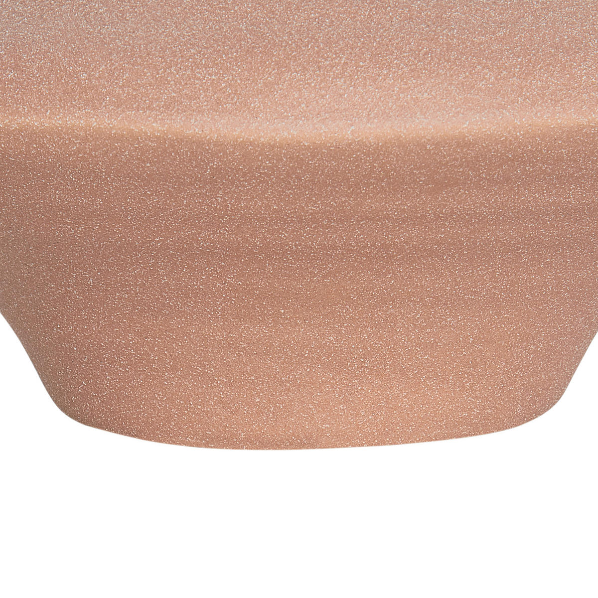 BLUMENVASE Steinzeug braun Surfperch - Braun, Keramik (16cm) - Beliani