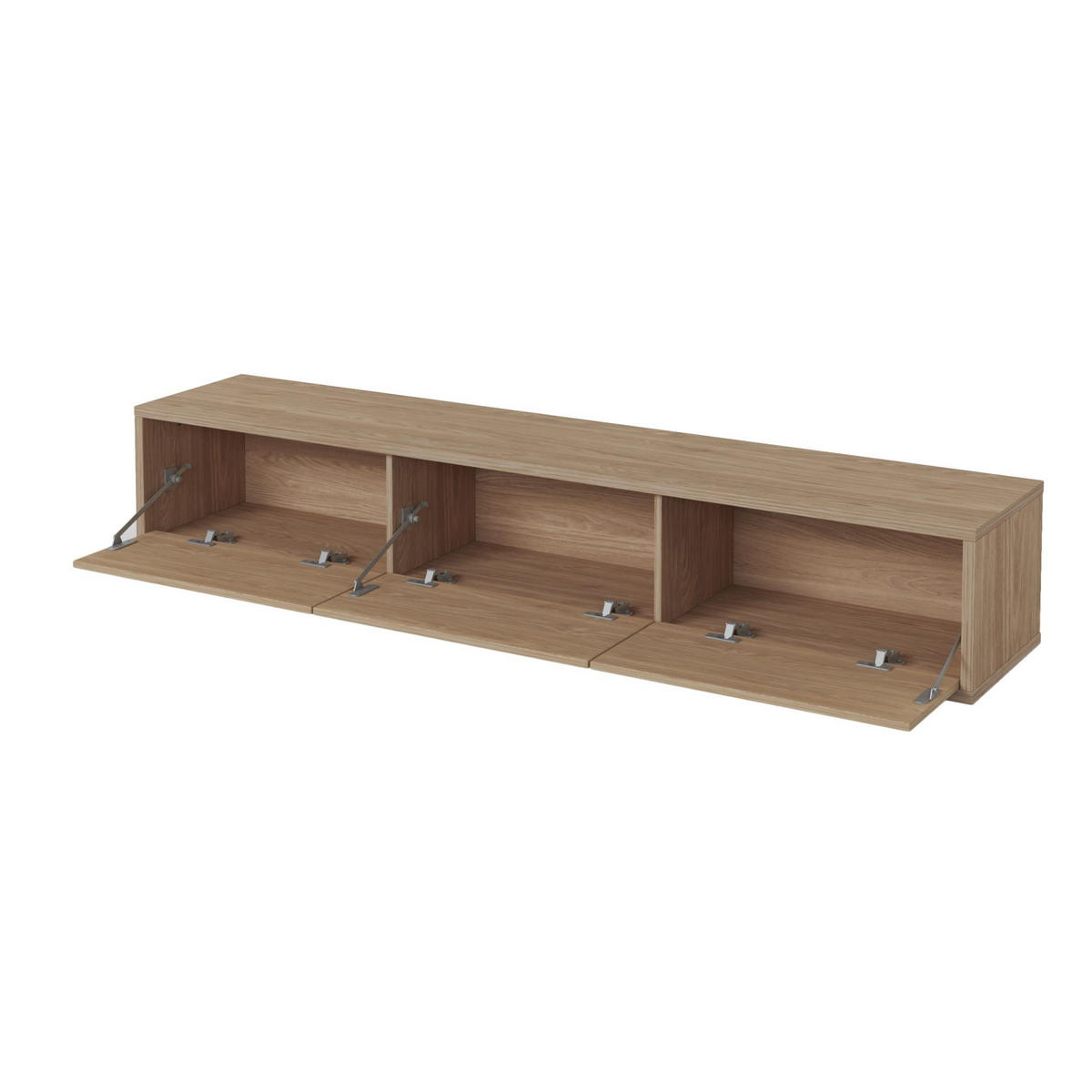 TV-LOWBOARD Moddern Eiche 180 cm - Beige, Holzwerkstoff (180/32/36cm) - Selsey