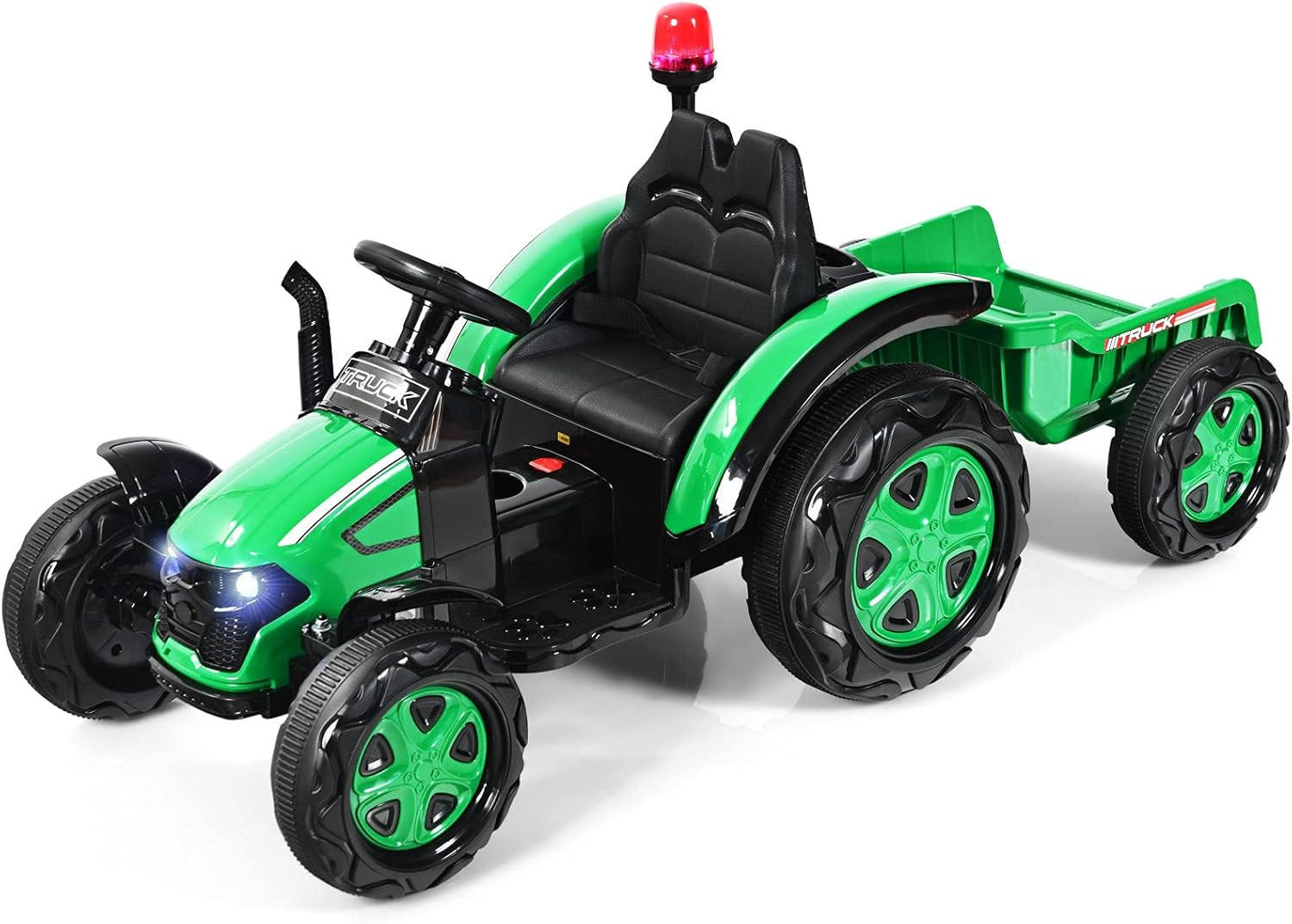 COSTWAY TRAKTOR 12V zelený