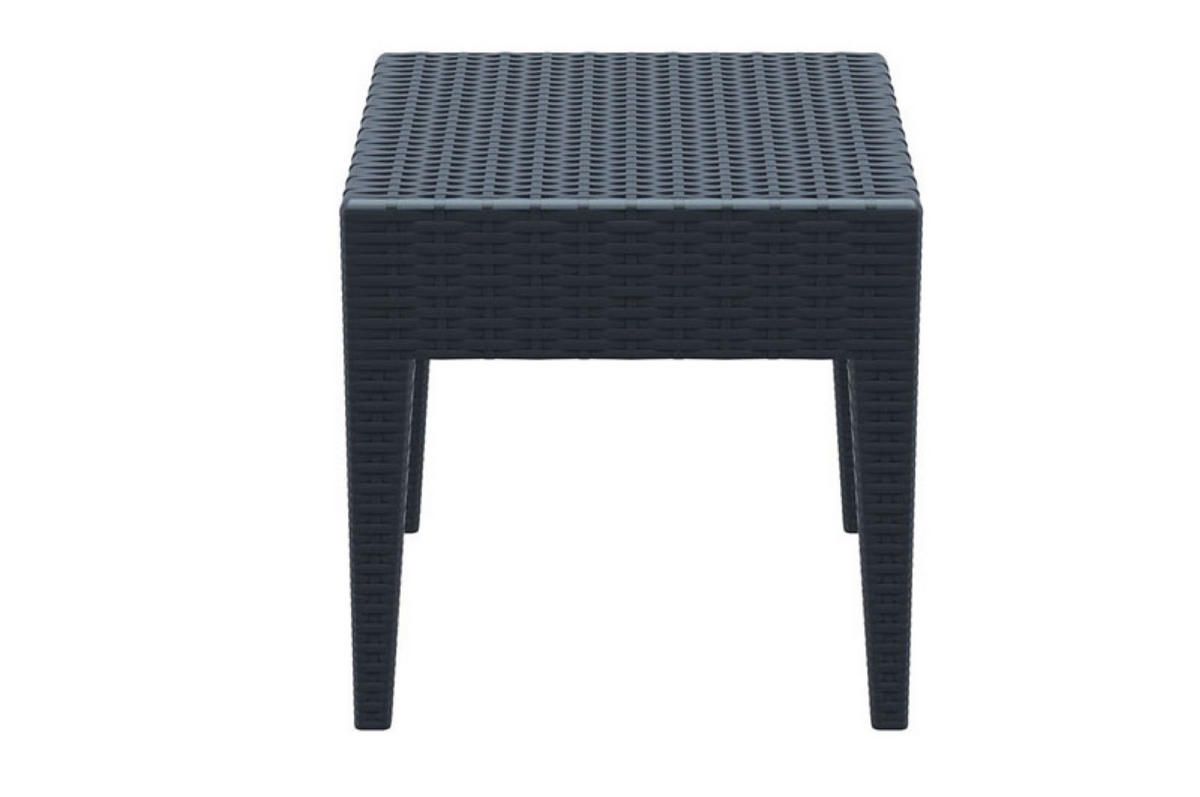 GARTENTISCH/BEISTELLTISCH Mian dunkelgrau - Grau, Kunststoff (45/45/45cm) - TPFGarden
