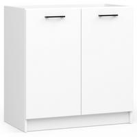 UNTERSCHRANK Weiß 82/80/46 - Weiß, Holzwerkstoff (80/82/46cm) - RAUMHIRSCH FURNITURE