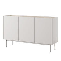 SIDEBOARD COLORE 144/83/37 cm mit 3 Türen Kaschmir - Kaschmir, Holzwerkstoff (144/83/37cm) - MASSENO