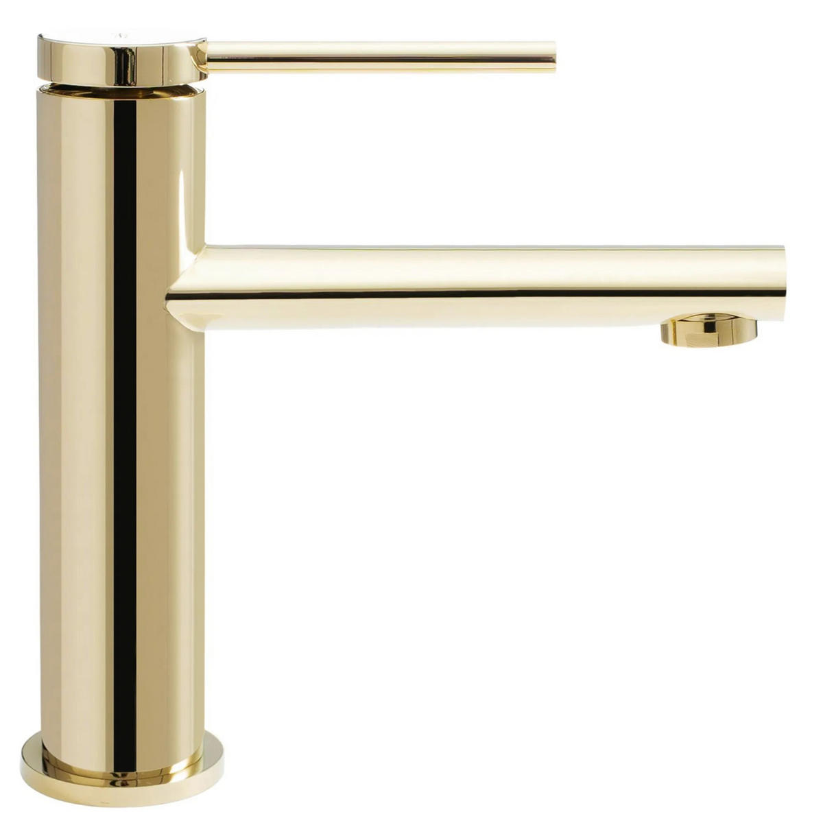 WASCHBECKENARMATUR Rea Oval Gold Low - Goldfarben, Metall (5/18/18cm) - REA