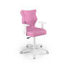 JUGENDSTUHL Duo - Rosa/Weiß, Textil (64/103/64cm) - RAUMHIRSCH FURNITURE