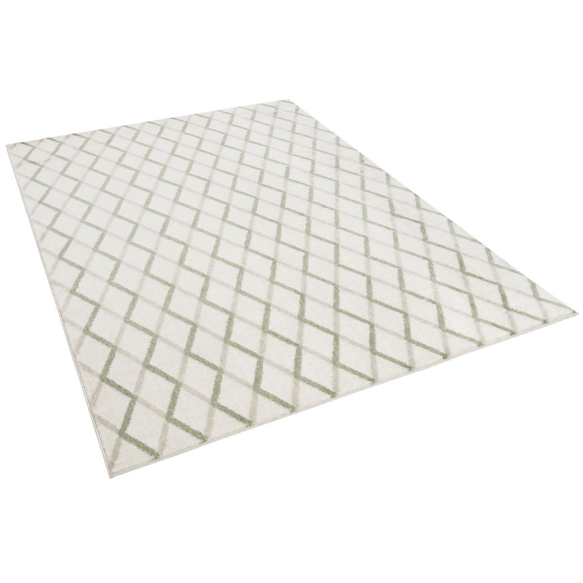 DESIGNER TEPPICH RETRO MONTANA RAUTEN - Beige, Textil (80/150cm) - Pergamon