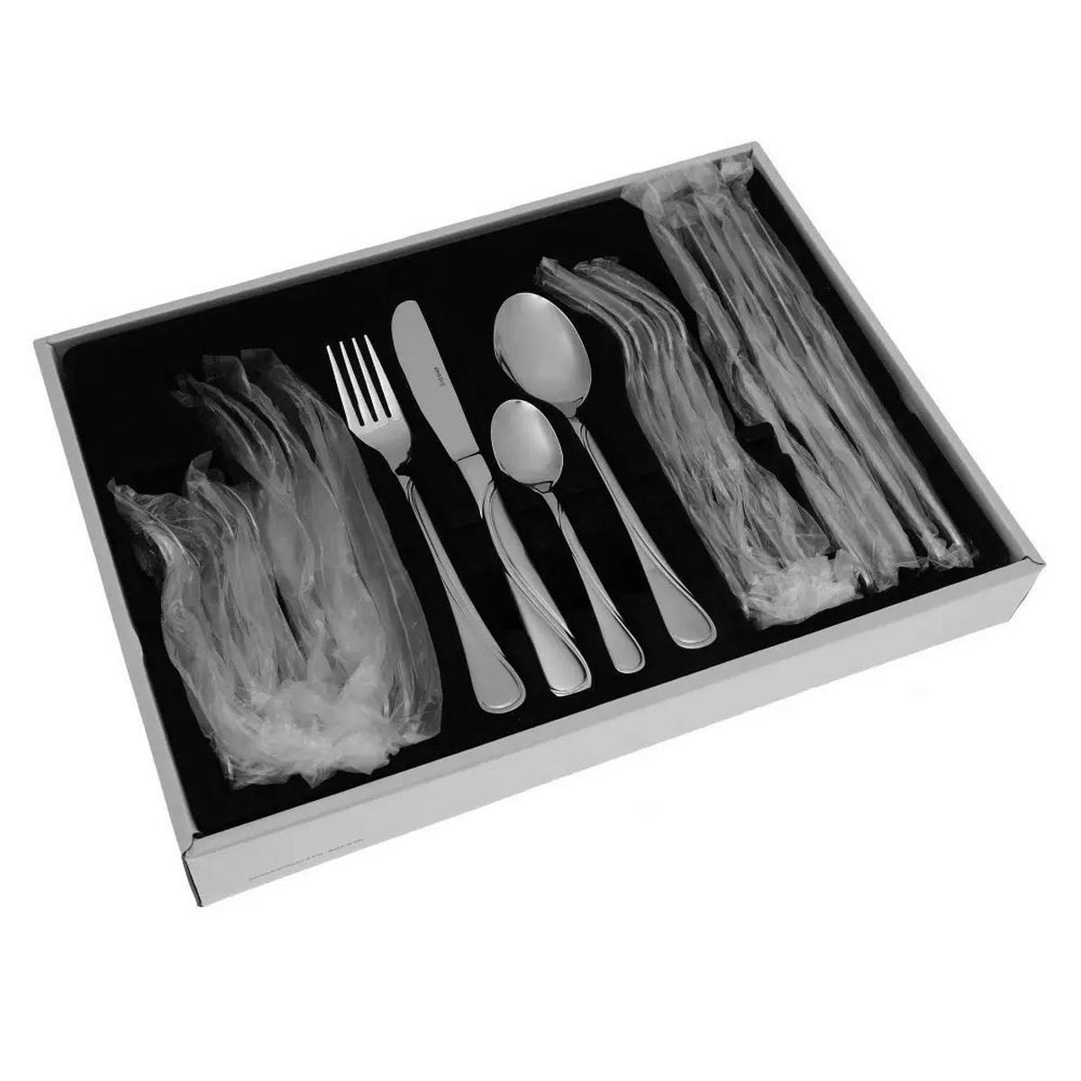 BESTECKSET Silber 2/21/2 cm KH1346 - Silberfarben, Metall - Kinghoff 