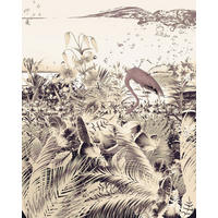 FOTOTAPETE Fantasie 200 x 250 cm - Grau, Papier (200/250cm) - Sanders & Sanders