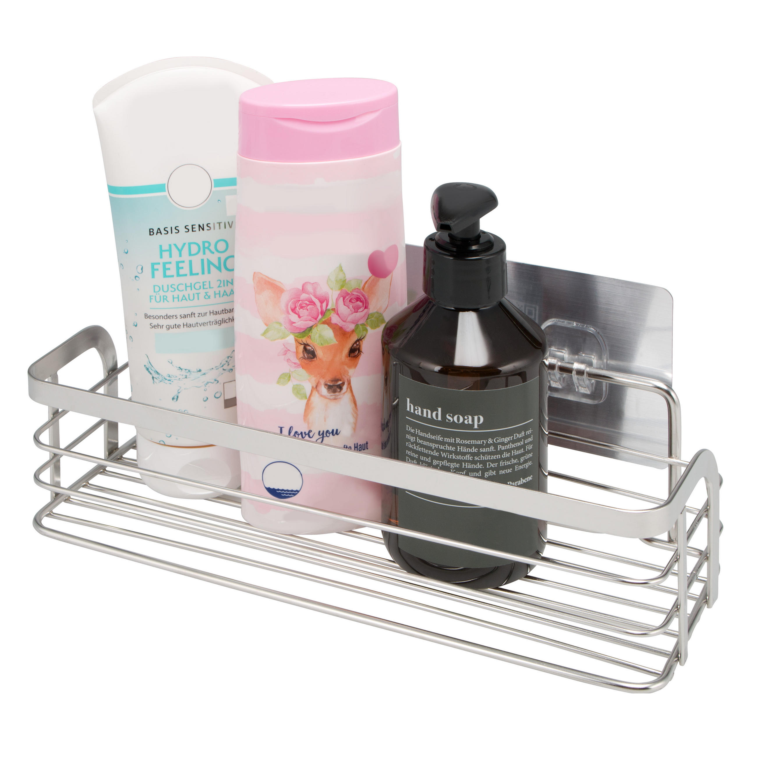 ABLAGEKORB, silber - Edelstahlfarben, Metall (25.5/6.5/10cm) - bremermann