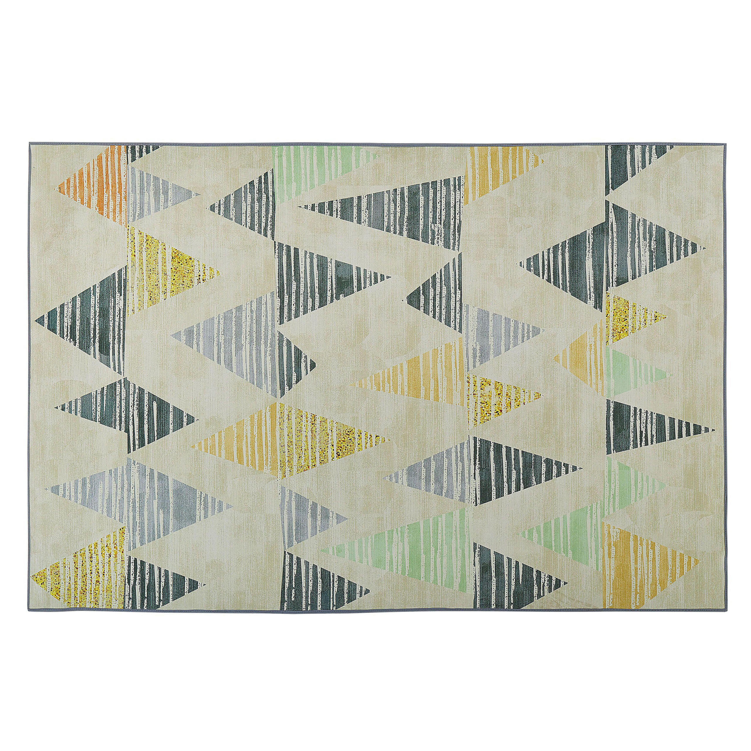 KURZFLOR-TEPPICH Yayla 200/140 cm - Grau, Kunststoff (140/200cm) - Beliani