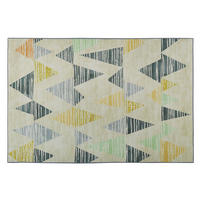 KURZFLOR-TEPPICH Yayla 200/140 cm - Grau, Kunststoff (140/200cm) - Beliani