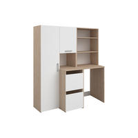 WASCHMASCHINENMÖBEL - 156.7 cmcm x 66.8 cmcm - Holz, Platte - Naturfarben Hell, Weiß - ERKANO - Naturfarben/Weiß, Holz (156.7/184.4/66.8cm) - Vente-Unique