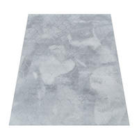 KURZFLORTEPPICH 80/150 cm Lelystad 522 - Grau, Kunststoff (80/150cm) - Paco Home